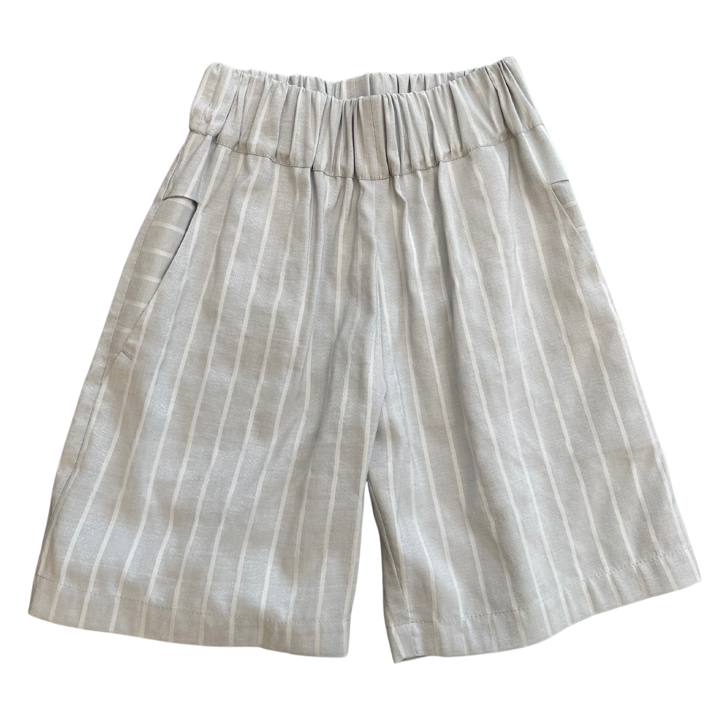 POINTY Bermuda - Silver stripes