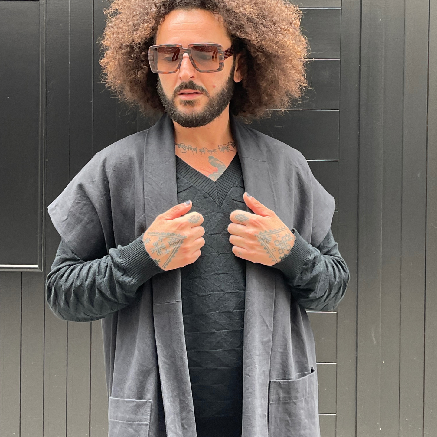 POINTY Bodywarmer - Grey - Cracked Perfection