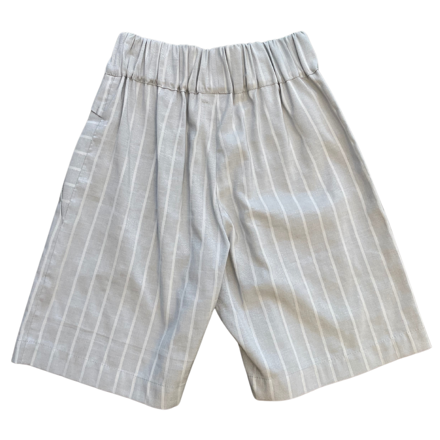 POINTY Bermuda - Silver stripes