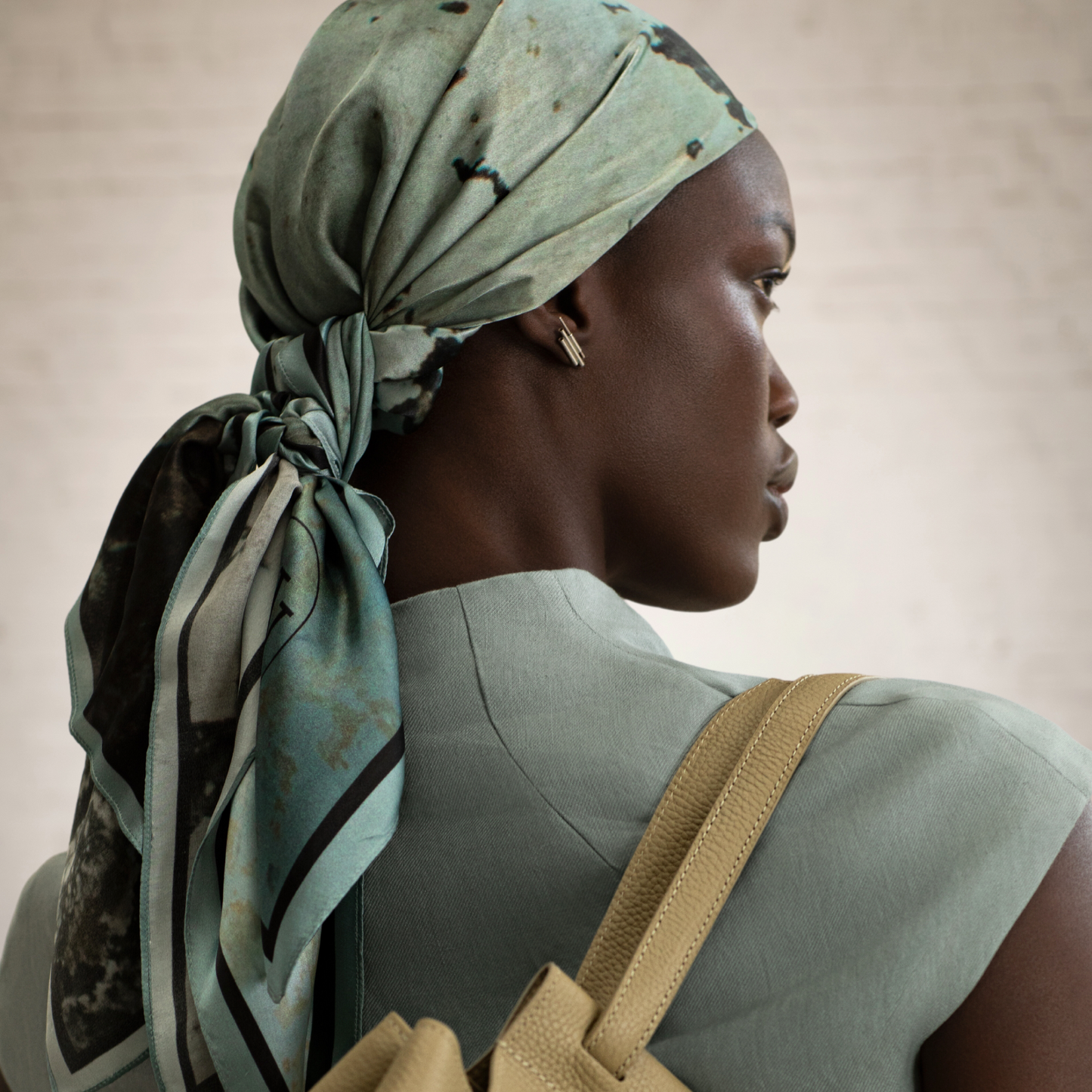 SILK SCARVES - WAREHOUSE WALL Print