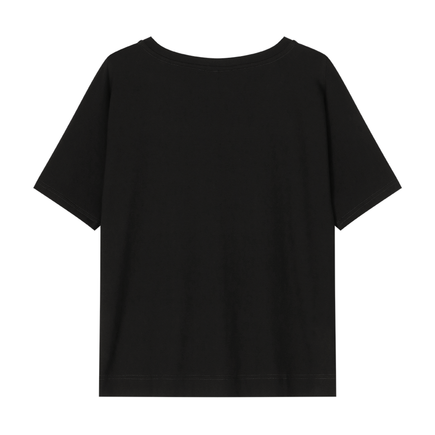POINTY Blouse V-neck - Pure Black