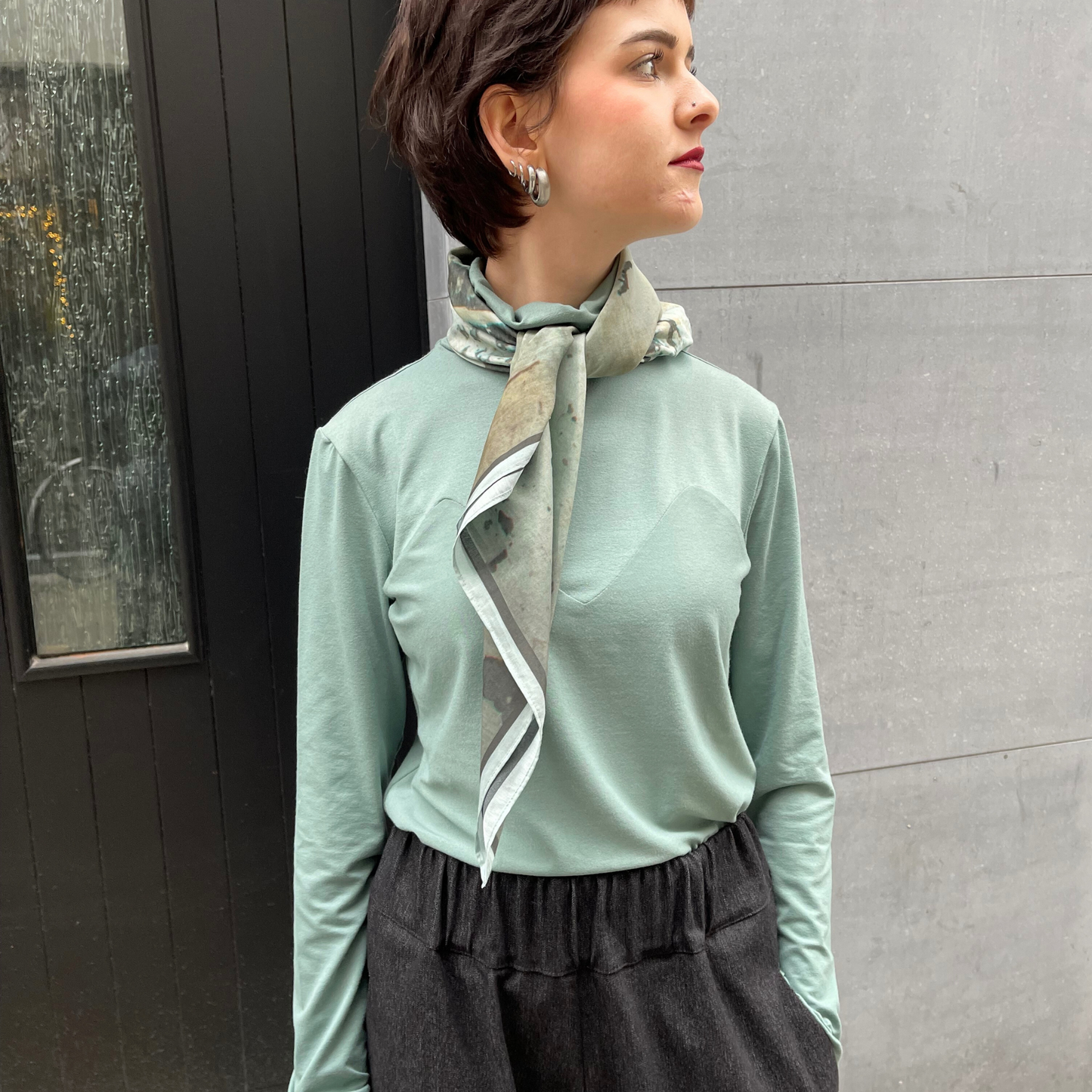 POINTY Trousers - Grey Melange