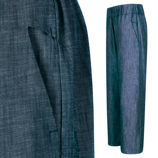 POINTY Trousers - Denim Blue