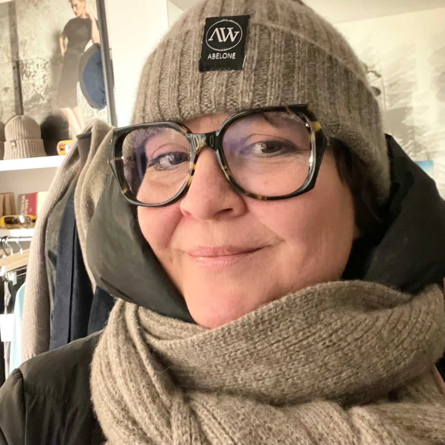 BEANIE + SCARF - Platinum Grey