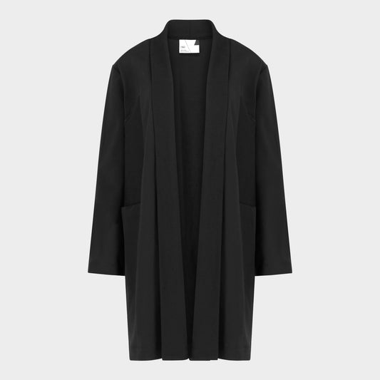 POINTY Cardigan Long - Pure Black