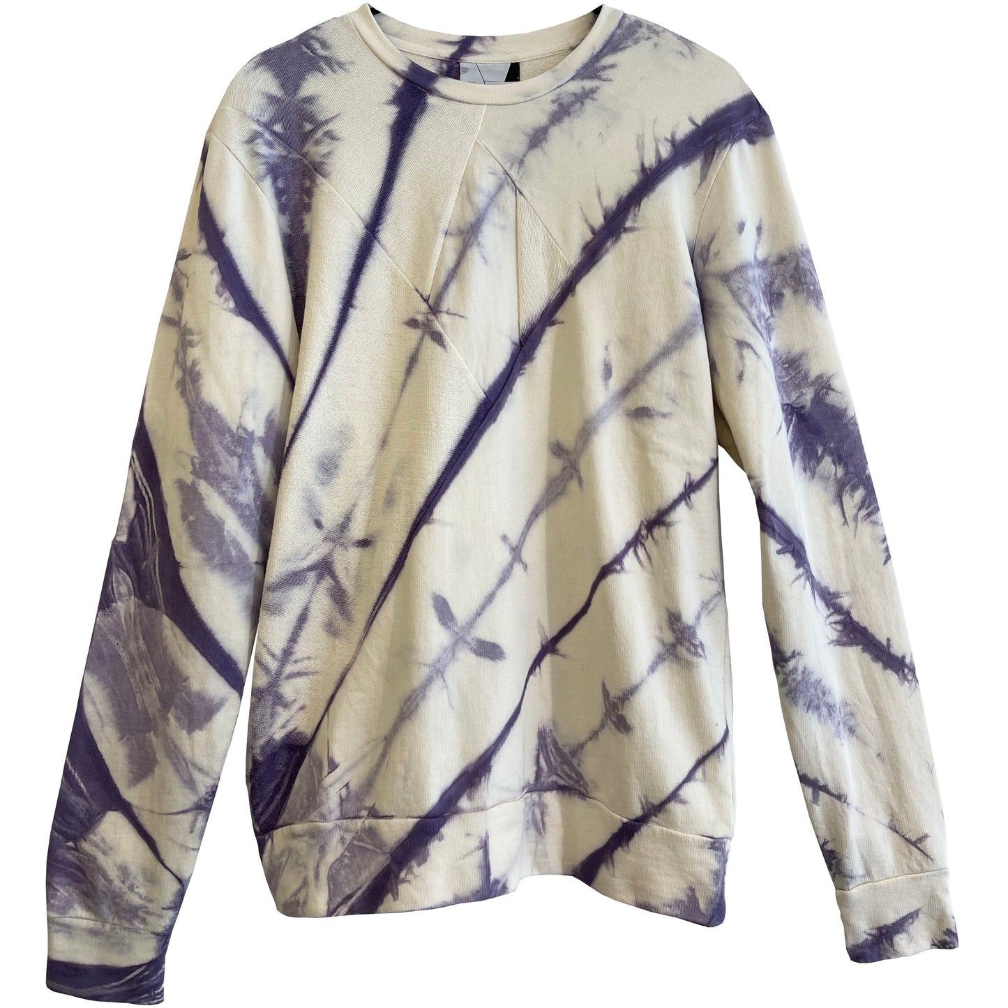 CRYSTAL Sweatshirt - Purple - SHIBORI - Botanical Dreams