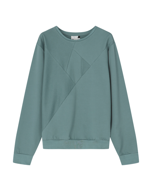 CRYSTAL Sweatshirt - Sage Grey