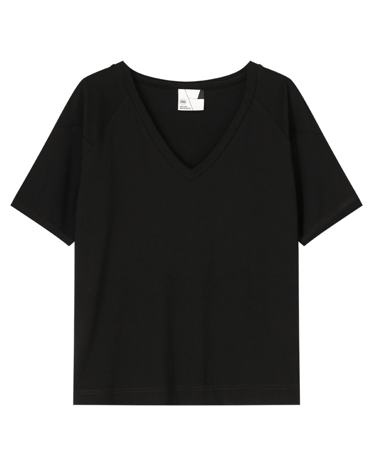 POINTY Blouse V-neck - thin stripes