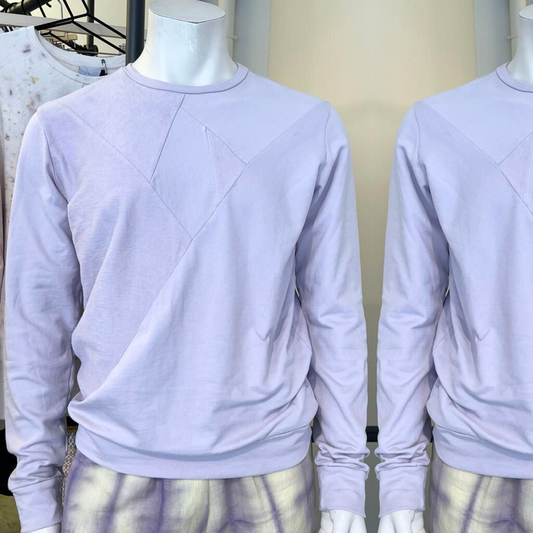 CRYSTAL Sweatshirt - Botanical Dreams - Soft Lavender