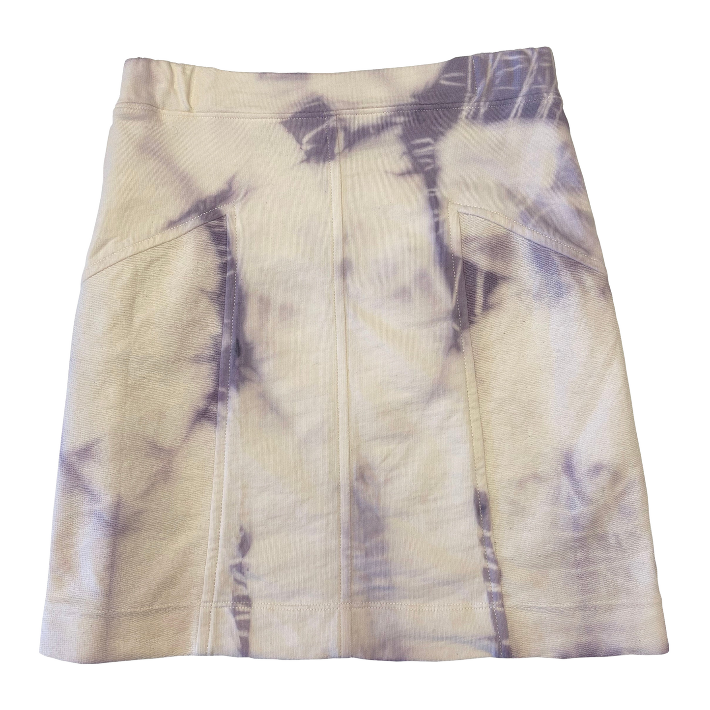 POINTY Mini Skirt - Purple - SHIBORI - Botanical Dreams