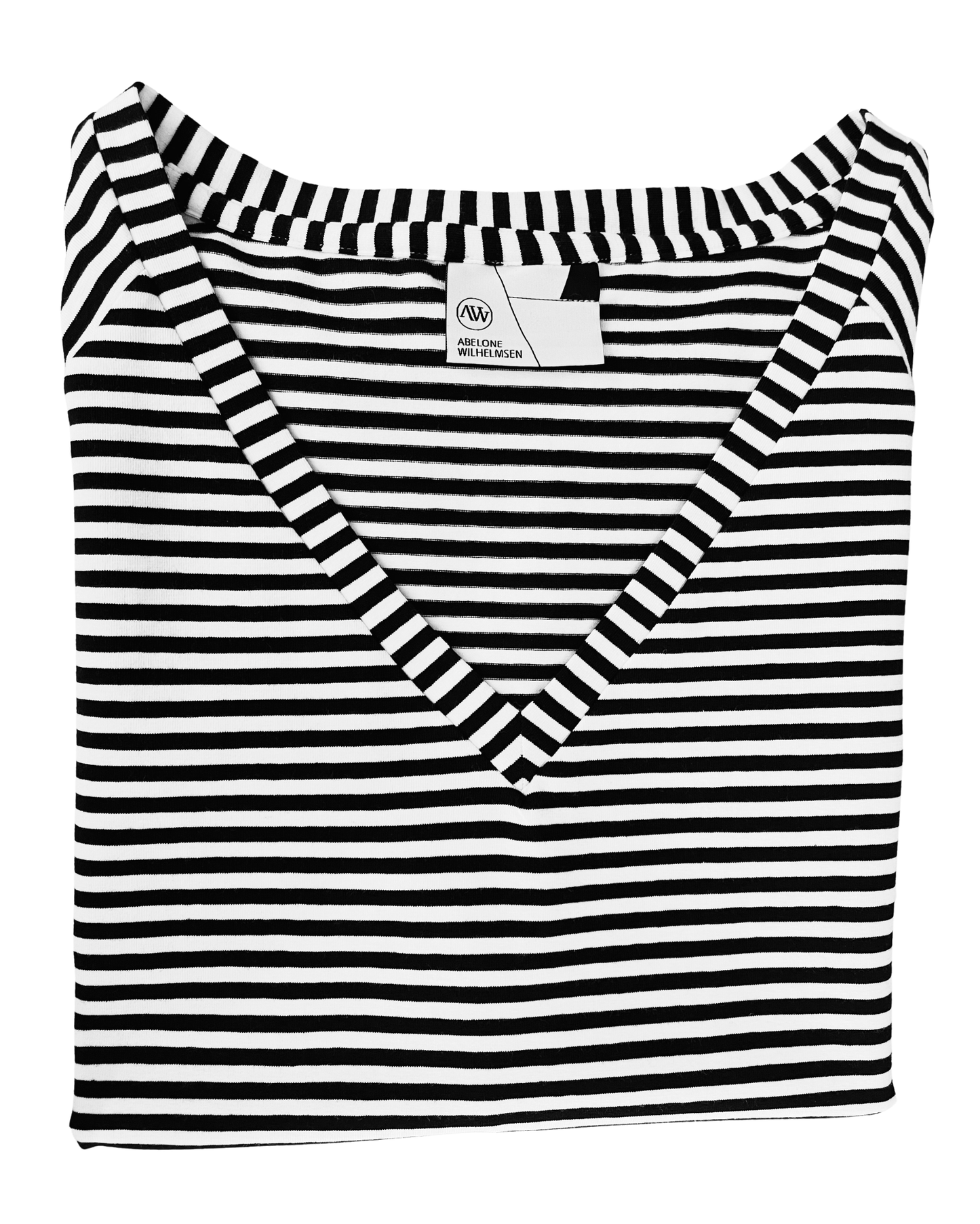 POINTY Blouse V-neck - thin stripes