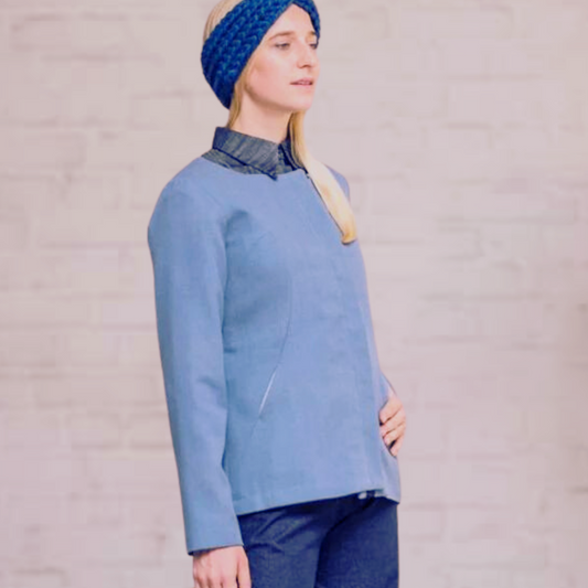 POINTY Jacket - Dusty Blue