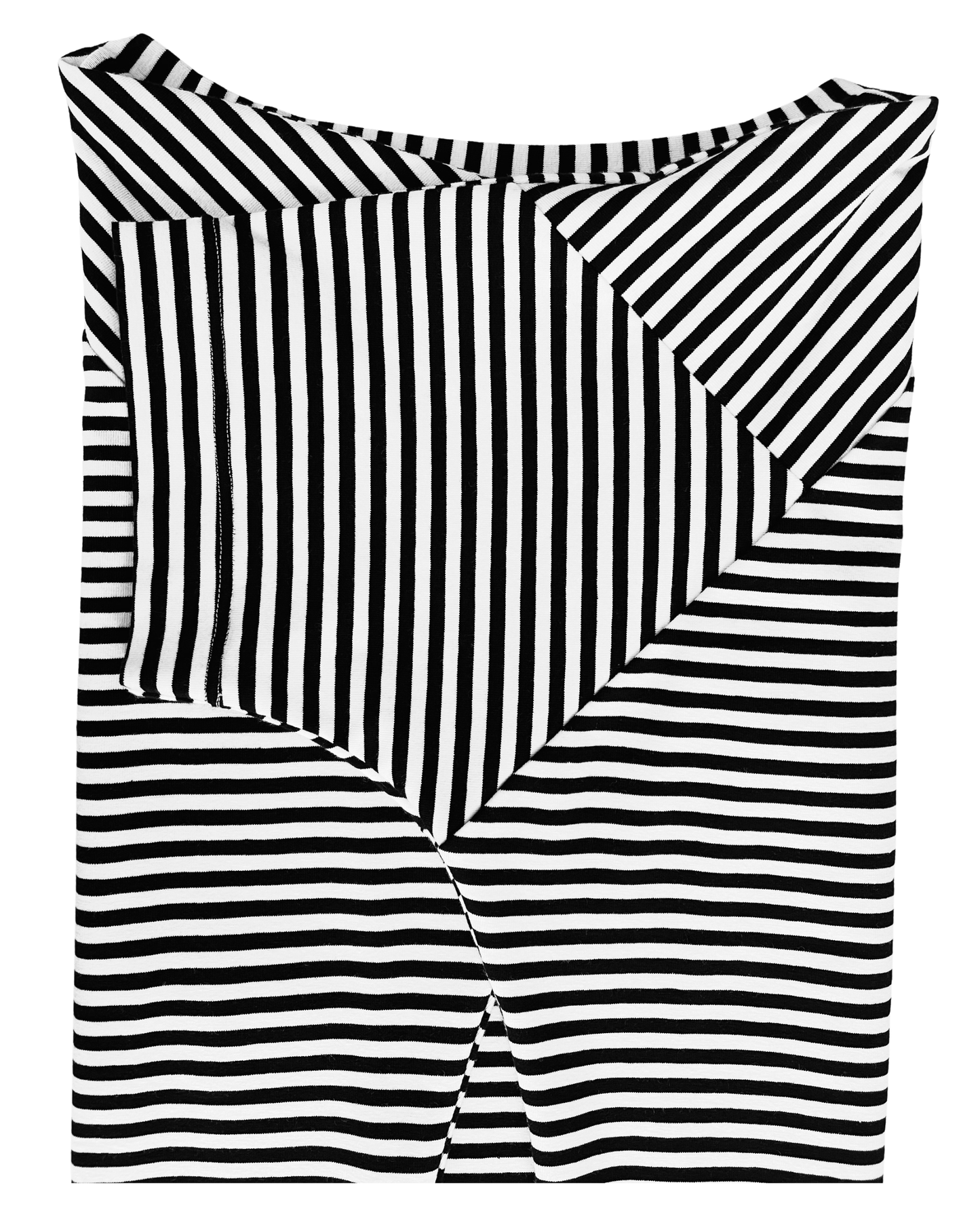 POINTY Blouse V-neck - thin stripes