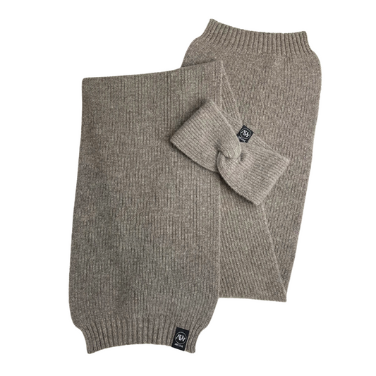 HEADBAND + SCARF - Platinum Grey