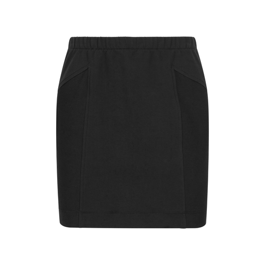 POINTY Skirt Mid - Pure Black - Made on demand